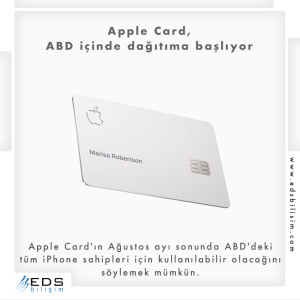 Apple Card, ABD içinde dağıtıma başlıyor