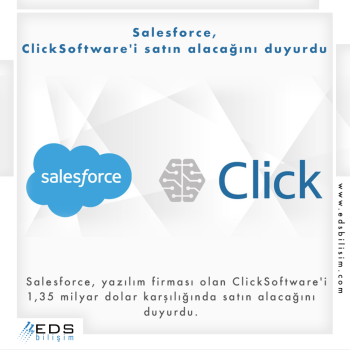 Salesforce, ClickSoftware'i satın alacağını duyurdu